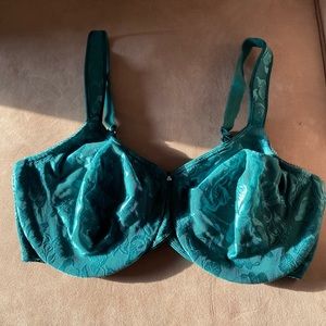 Wacoal awareness bra teal